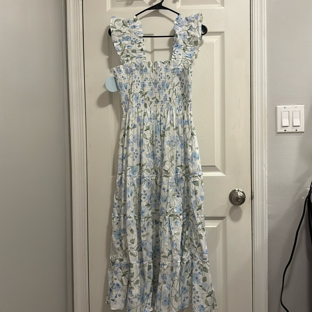 NWT Nap Dress Blue Peony print